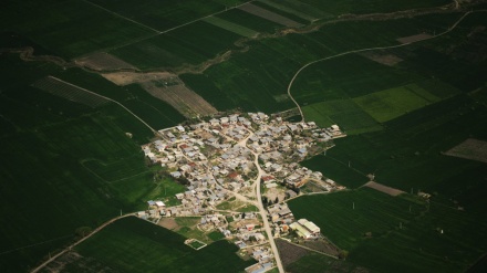 Pogled iz zraka na krajolik pokrajine Golestan