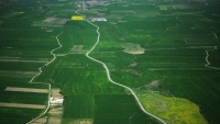 Pogled iz zraka na krajolik pokrajine Golestan