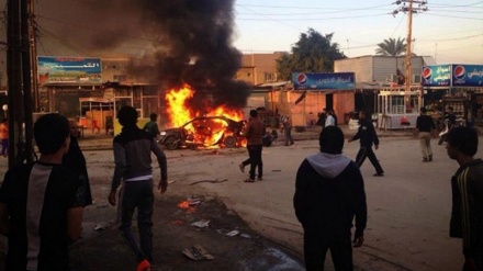 دارالحکومت بغداد میں تین بم دھماکے، کم سے کم چار عام شہری جاں بحق اور پندرہ دیگر زخمی