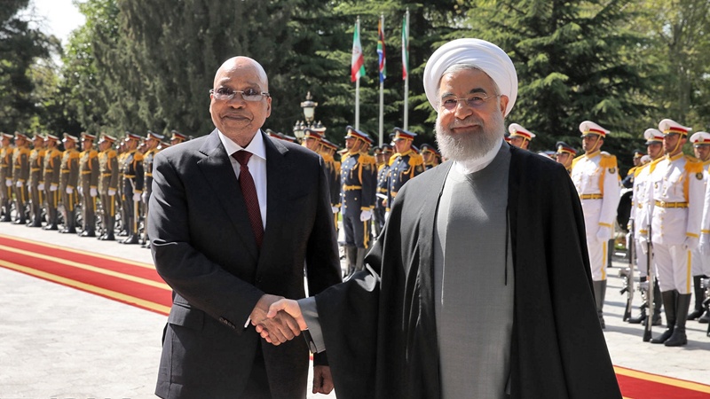 
Ruhani və Zuma Tehranda görüşdülər
