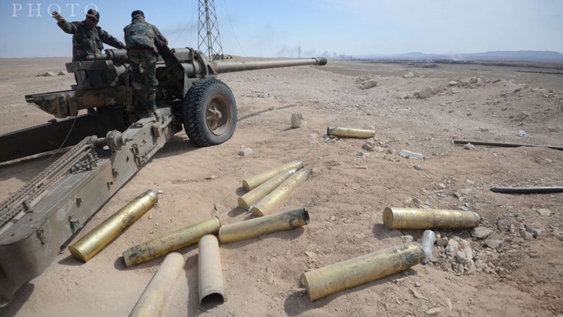 دہشت گردوں کے خلاف شامی فوج کا آپریشن 