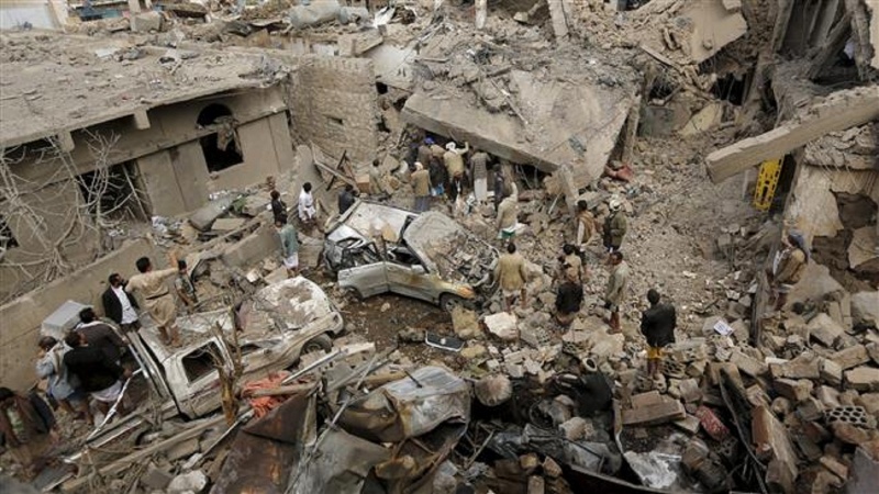 یمن کے رہائشی علاقوں پر سعودی عرب کی بمباری