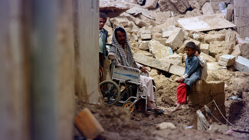 یمن کے رہائشی علاقوں پر سعودی عرب کے لڑاکا طیاروں کے حملے