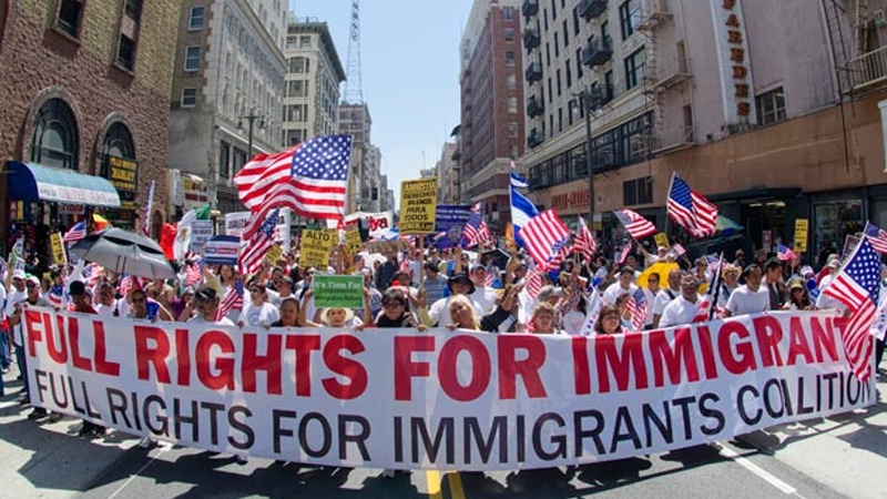 Fəhlələr günündə Amerikada ümüm ölkə aksiyalar keçirilib