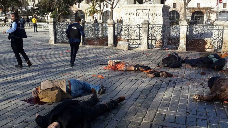 ترکی کے شہر استنبول میں بم دھماکہ