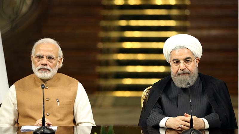 Ruhani: İran və Hindistanın iradəsi ikitərəfli əlaqələrin genişləndirilməsinə köklənib