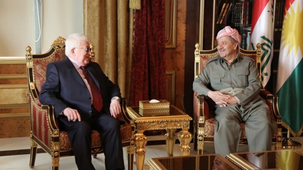 Barzani İraq prezidenti ilə görüşüb