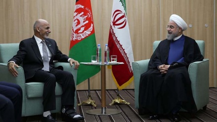 ایران اور افغانستان کے صدور کی ملاقات، باہمی تعلقات کے فروغ پر تاکید 