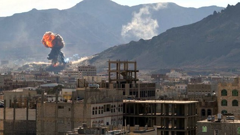 یمن پر سعودی جنگی طیاروں کے 50 حملے
