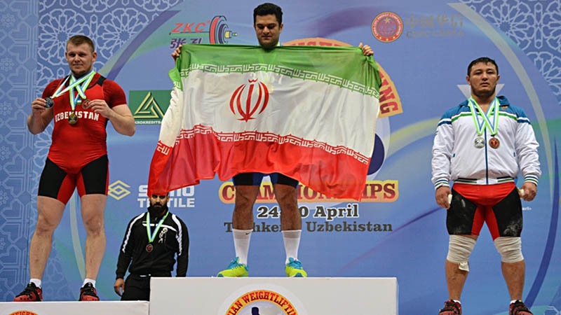 ایران کی ویٹ لفٹنگ ٹیم نے ان مقابلوں میں سونے کے تین، چاندی کے دو اور کانسی کے دو تمغے جیتے۔