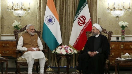ایران اور ہندوستان کے سربراہوں کی مشترکہ پریس کانفرنس 