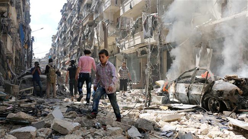 شام کے شہر حلب میں اڑتالیس گھنٹوں تک کے لئے جنگ بندی