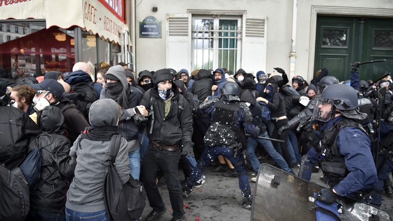 Fransada əmək qanunu layhəsinə etiraz üzrə ən böyük aksiya keçirilib