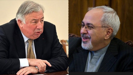ایران کے وزیر خارجہ کی فرانسیسی سینیٹ کے چیئرمین سے ملاقات