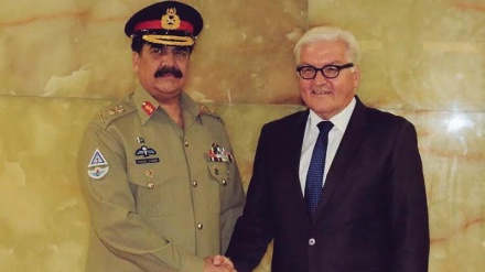 پاکستان کے آرمی چیف کی جرمن وزیر خارجہ سے ملاقات