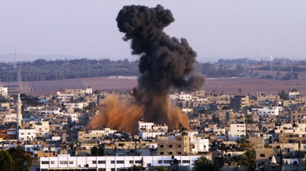 اسرائیلی جنگی طیاروں کے غزہ پر حملے