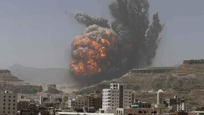 یمن پر آل سعود کے حملے بدستور جاری