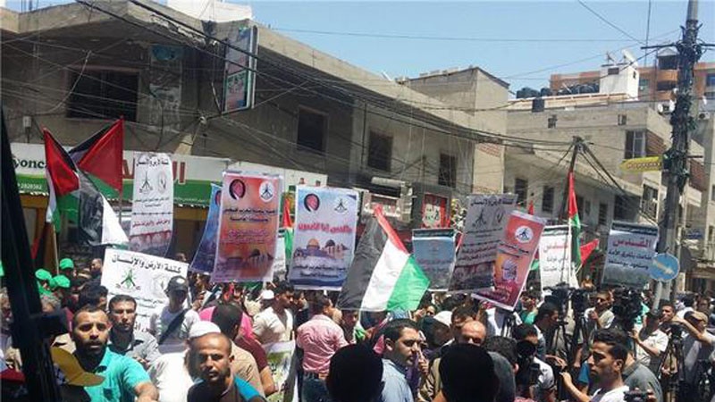 عالمی یوم القدس: غزہ میں مظاہرے، اسرائیل کی نابودی کا عزم 
