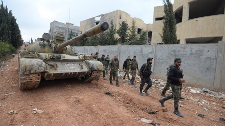 Suriya ordusu terrorçulara hücum edib