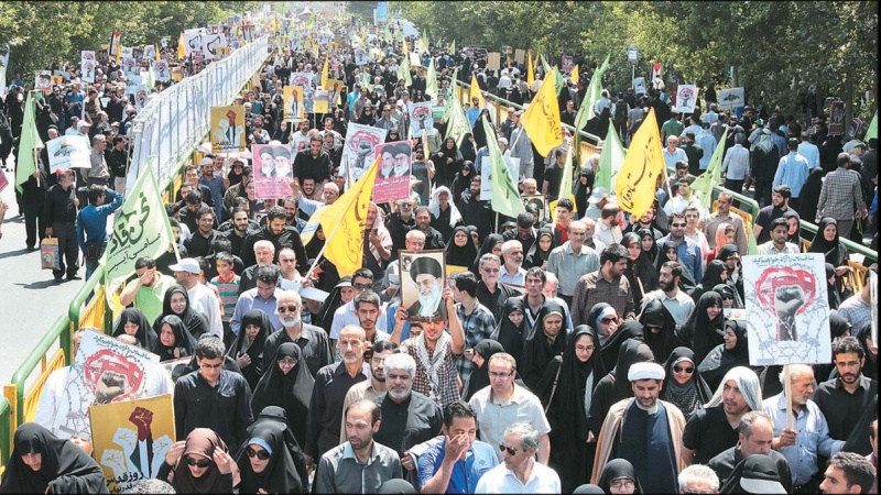 Ümumdünya Qüds Günü yürüşü İranda