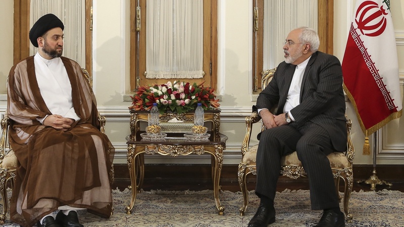 ایران،عراقی عوام اور حکومت کی حمایت جاری رکھے گا،محمد جواد ظریف 