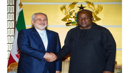 گھانا کے صدر سے ایرانی وزیر خارجہ کی ملاقات