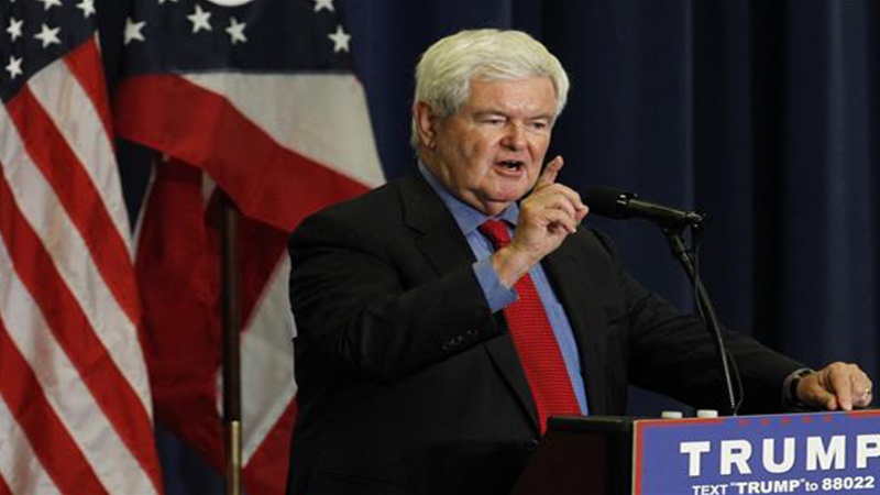 امریکی مسلمانوں کے خلاف نیوٹ گینگریچ کی زہر افشانی