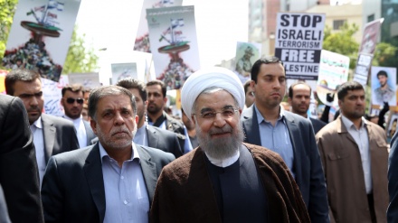 İranda Ümumdünya Qüds günü yürüşü 