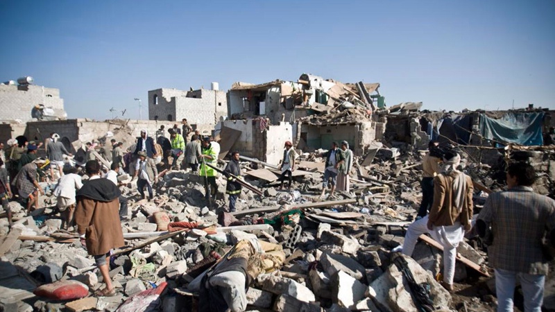 یمن پر سعودی اتحاد کے حملے بدستور جاری
