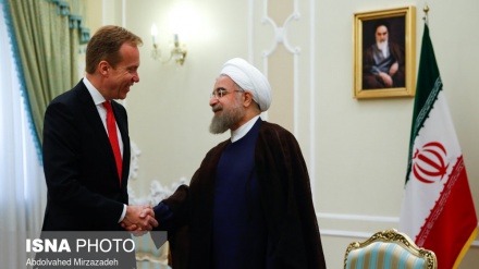 صدر مملکت ڈاکٹر حسن روحانی اور ناروے کے وزیر خارجہ کی ملاقات 