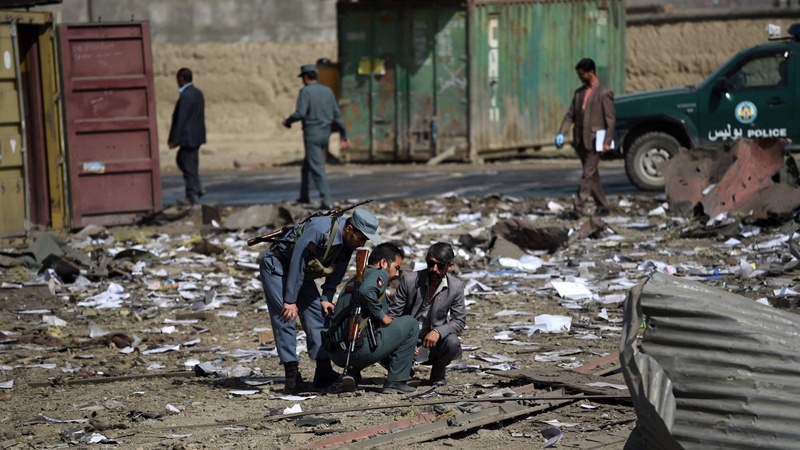 افغان خفیہ ایجنسی کے دفتر کے قریب خودکش حملہ، تین ہلاک
