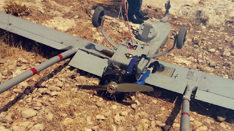 غزہ میں اسرائیلی ڈرون تباہ