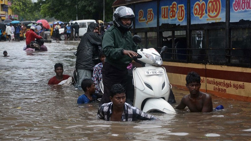 ہندوستان میں سیلاب کے نتیجے میں جانی نقصان