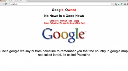 Osude na račun Google-a zbog ukidanja imena Palestina