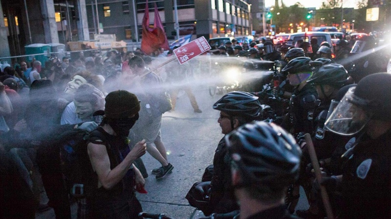 Amerikanın Ohayo ştatında etiraz aksiyası