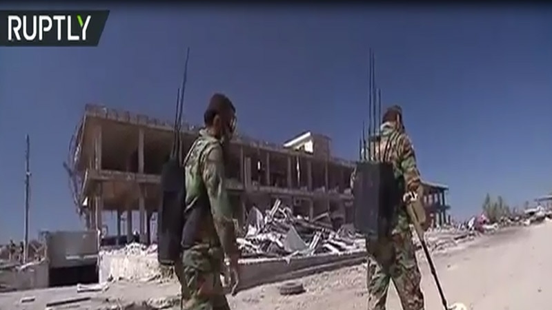 ٹرمپ کی مہم جوئی کے باوجود دمشق کے مشرقی غوطہ علاقے پر شامی فوج کا تسلط