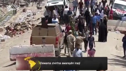 Dewama zivirîna awareyên iraqî