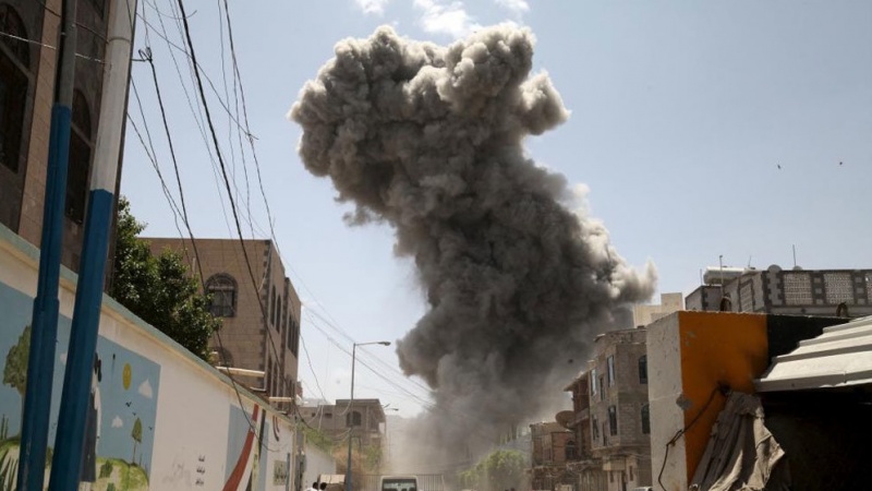 سعودی عرب کے جنگی طیاروں کی یمن کے کئی صوبوں پر بمباری