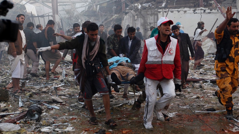 یمن پر سعودی عرب کی پچاس سے زیادہ بار بمباری