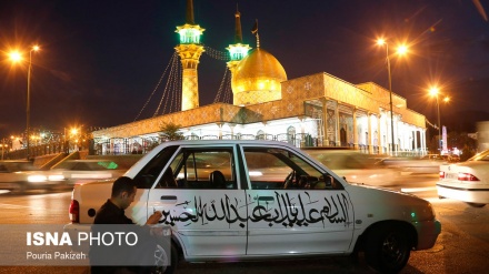 ہمدان شہر میں سوگواران ابا عبداللہ کی تصاویر