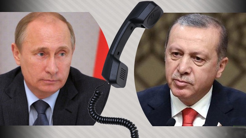 Erdogan bi telefonê  bi Pûtîn re ser Lîbya û Sûriyê axivt 