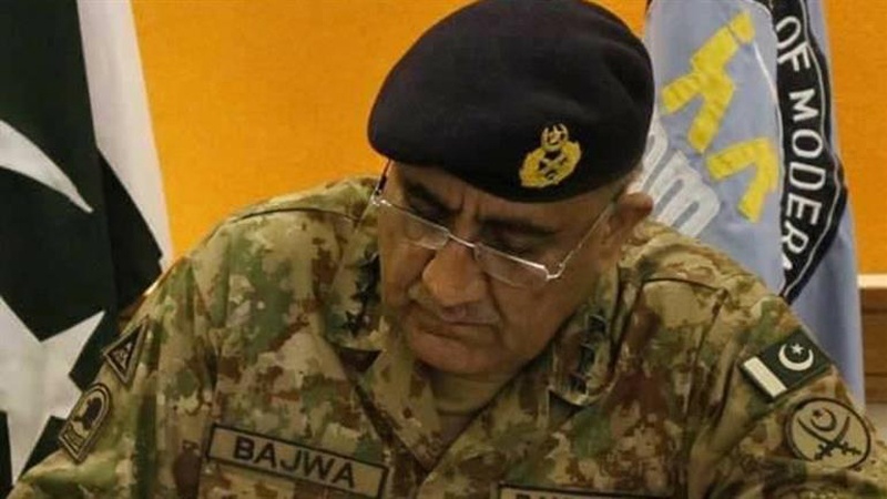 پاکستانی فوج کے سربراہ کا دورہ تہران 