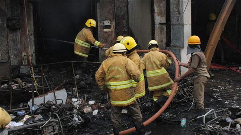 ہندوستان میں کورونا اسپتال میں آتشزدگی 5 افراد ہلاک 28 زخمی