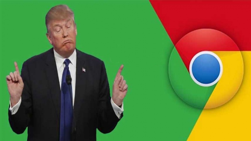 ئەمریکیەکان لە گوگڵ بە دوای   ڕێگاکانی لابردنی  تڕامپ