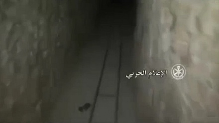 دۆزینەوەی توونێلی تیرۆریستان لە دەڤەری دیمەشق
