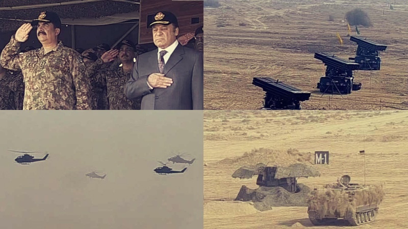 ہندوستان کے ساتھ مشترکہ سرحد پر پاکستان کی فوجی مشقیں