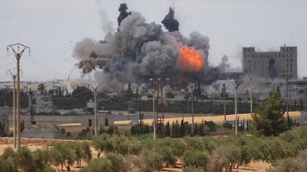 پەلاماری هاوپەیمانیی ئەمریکی بۆ سەر خەڵکی سووریا