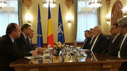 رومانیہ کے صدر اور اسپیکر سے ایران کے وزیر خارجہ کی ملاقات