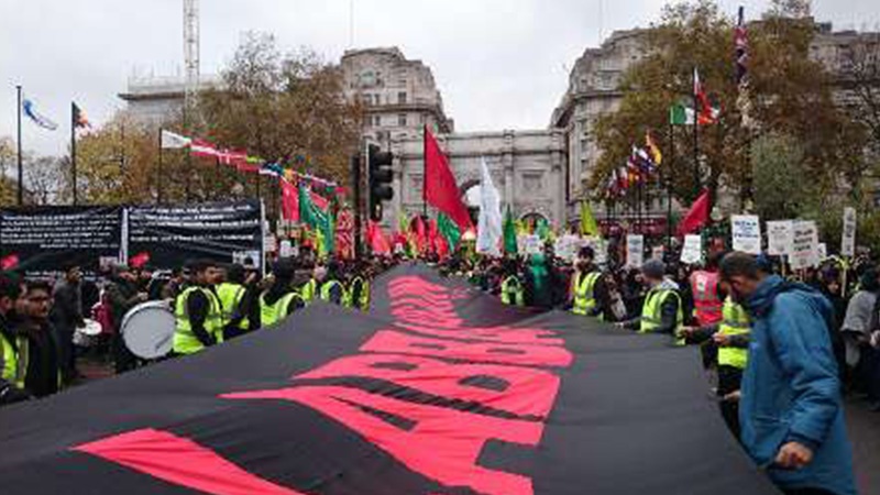 Londonda ərbəin yürüşü