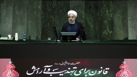 امریکی سینٹ کا بل، مشترکہ جامع ایکشن پلان کی خلاف ورزی ہے: صدر حسن روحانی